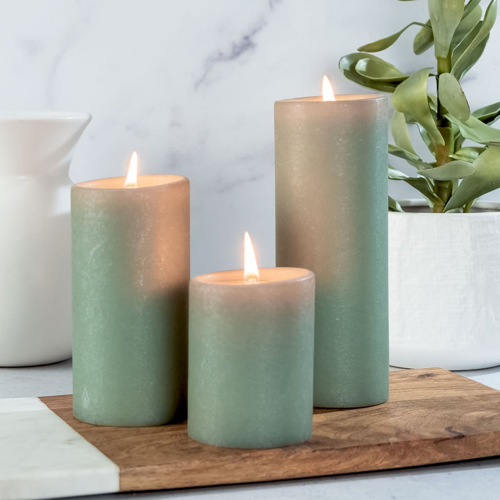 Lucid Candle | Natural Pillar Candles 6 inch